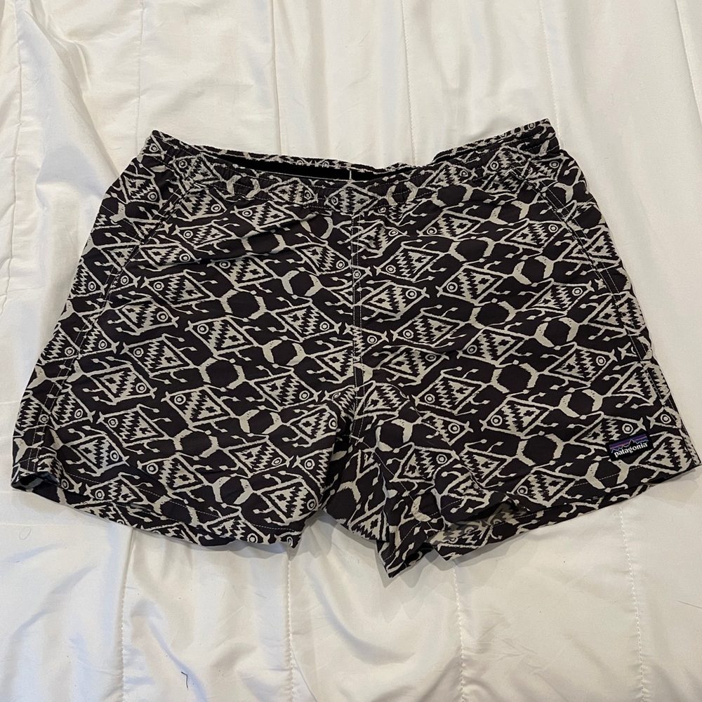 Patagonia Baggies 5in, Fish Pattern, Women’s M